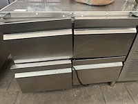 Koelwerkbank met 4 lades 135x63x88, il, tnmg2v2510 - afbeelding 4 van  7