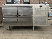 Koelwerkbank met 4 lades 135x63x88, il, tnmg2v2510 - afbeelding 1 van  7