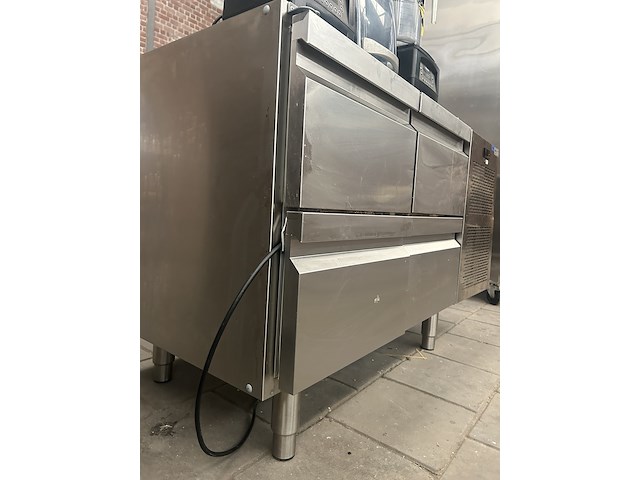 Koelwerkbank met 4 lades 135x63x88, il, tnmg2v2510 - afbeelding 4 van  7