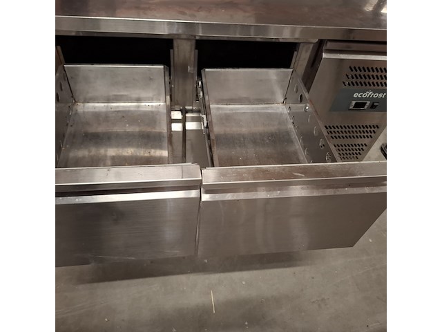 Koelwerkbank met 4 lades, ecofrost - afbeelding 5 van  8