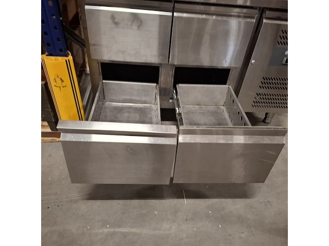 Koelwerkbank met 4 lades, ecofrost - afbeelding 6 van  8