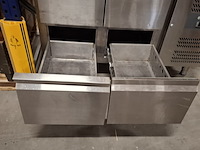 Koelwerkbank met 4 lades, ecofrost - afbeelding 6 van  8