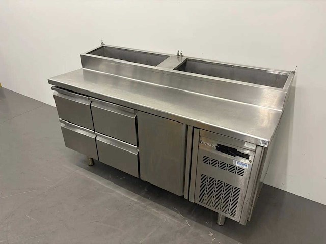Koelwerkbank met saladette - afbeelding 1 van  7