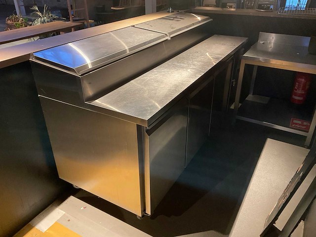 Koelwerkbank met saladette - afbeelding 2 van  3