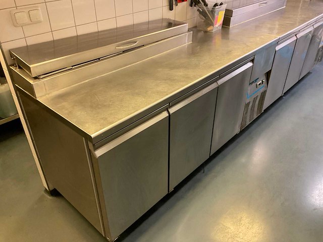 Koelwerkbank met saladette - afbeelding 1 van  3