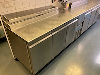 Koelwerkbank met saladette - afbeelding 1 van  3