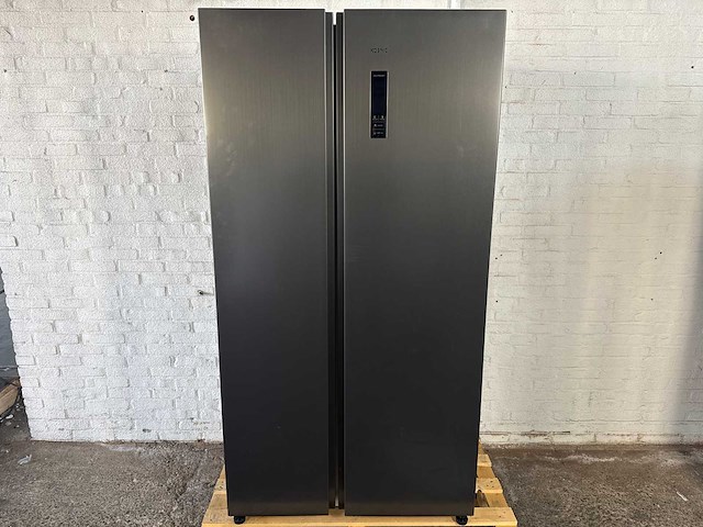 Koenic kdd 171 d in nf - amerikaanse koelkast zwart - afbeelding 1 van  5