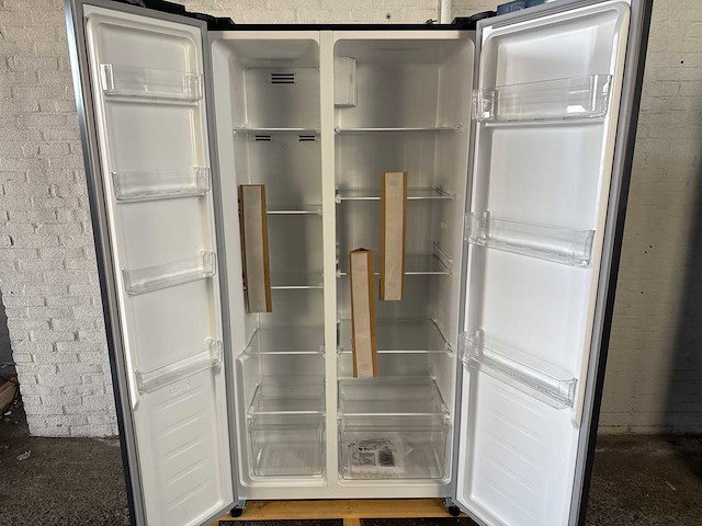 Koenic kdd 171 d in nf - amerikaanse koelkast zwart - afbeelding 2 van  5