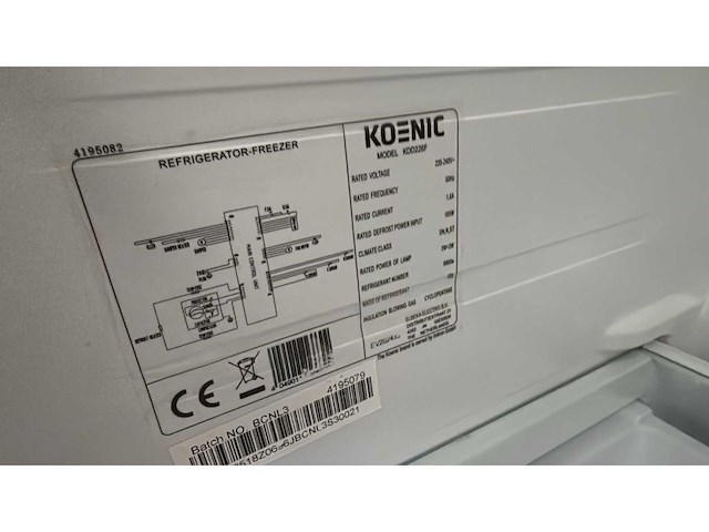 Koenic kdd226f amerikaanse koelkast - afbeelding 2 van  8