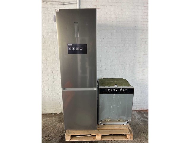 Koenic kfk 611 b nf in koelkast | siemens sn636x08ie vaatwasser - afbeelding 1 van  7