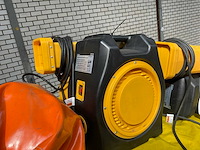 Koepel tent 10 x 10 x 6 meter, opblaasbaar, 2 nieuwe blowers, in-ritsbare zijpanelen - afbeelding 4 van  12
