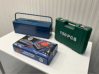 Koffer met 150 pcs en gereedschapskist en startbooster - afbeelding 15 van  18