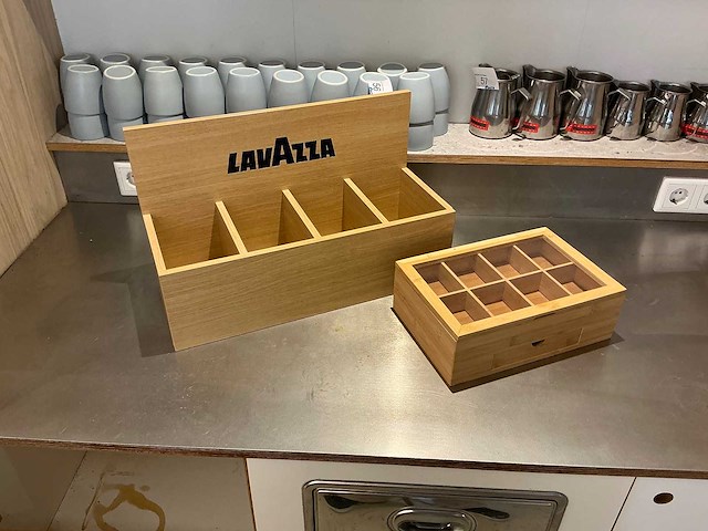 Koffie en thee display - afbeelding 1 van  3