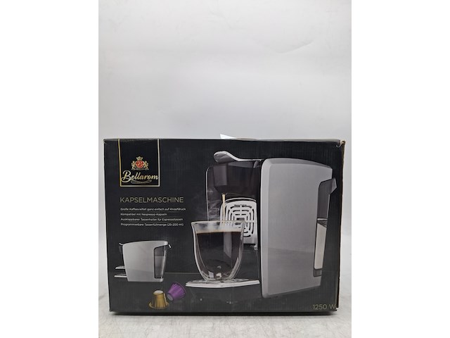 Koffie zet apparaat, bellarom, 1250w capsule automaat - afbeelding 1 van  6