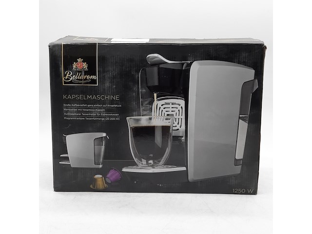 Koffie zet apparaat, bellarom, 1250w capsule automaat - afbeelding 1 van  3