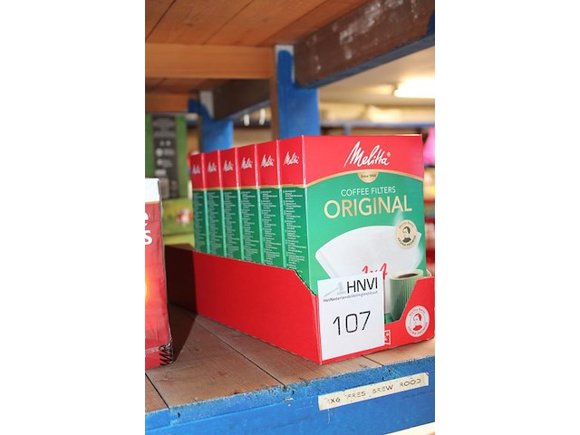 Koffiefilters melitta maat 1x4. 6 verpakkingen. - afbeelding 2 van  2