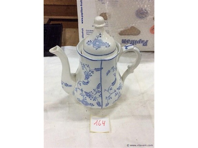 Koffiekan blauw - afbeelding 1 van  3