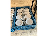 Koffiekop en schotels (110x) - afbeelding 4 van  5