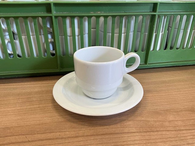 Koffiekop met schotel (150x) - afbeelding 2 van  8