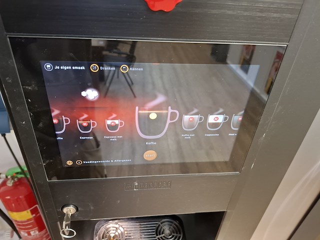 Koffiemachine met ondertafel wittenborg, bouwjaar 2018 - afbeelding 4 van  6