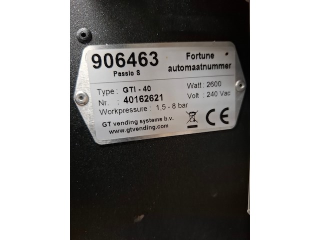 Koffiemachine met waterontharder fortune, passio s - afbeelding 6 van  6