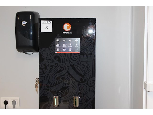 Koffiemachine van tienen perto instant5bb met uitgebreid scala aan koffie e.d. afmeting 35 x 44 x 172 cm. - afbeelding 2 van  4