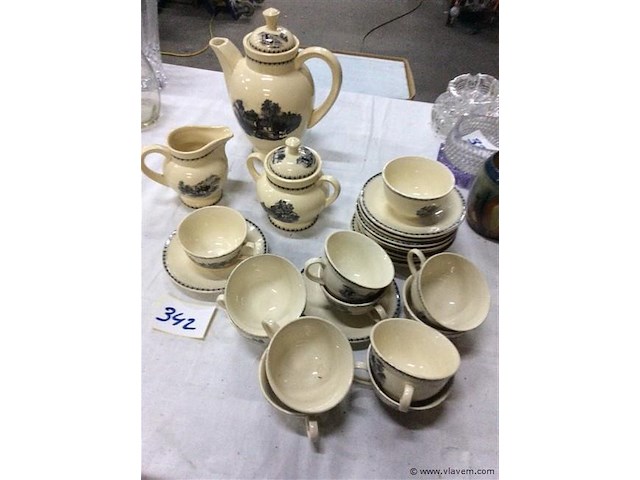 Koffieservies 26stuks boch - afbeelding 1 van  11