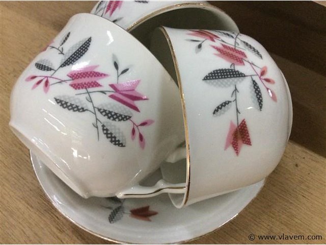Koffieservies 34st - afbeelding 3 van  4