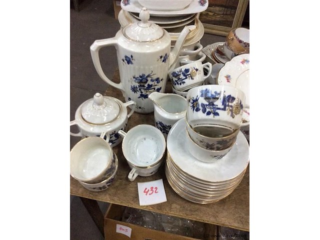 Koffieservies compleet 27stuks - afbeelding 1 van  4