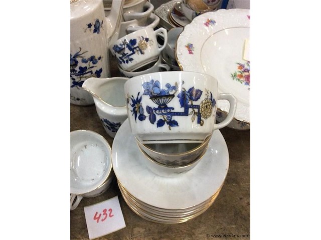 Koffieservies compleet 27stuks - afbeelding 2 van  4