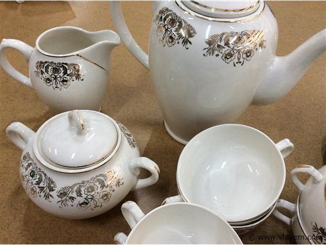 Koffieservies compleet boch 27stuks - afbeelding 2 van  4