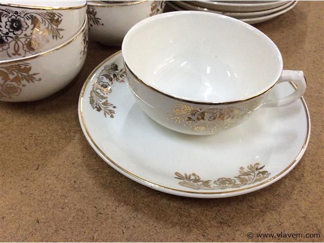 Koffieservies compleet boch 27stuks - afbeelding 3 van  4