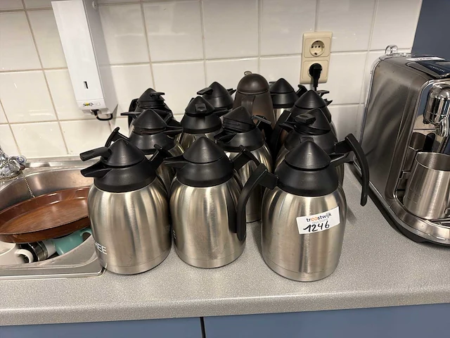 Koffie/theekan (12x) - afbeelding 1 van  2