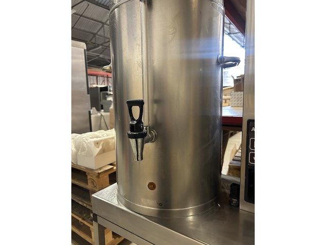 Koffiezet installatie met 2 rvs containers en tafel, animo combi-line - afbeelding 4 van  8