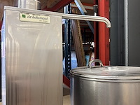Koffiezet installatie met 2 rvs containers en tafel, animo combi-line - afbeelding 7 van  8