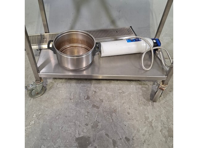 Koffiezetapparaat op rvs serveerwagen, o.a bravilor bonamat, o.a b 10hw - afbeelding 4 van  11