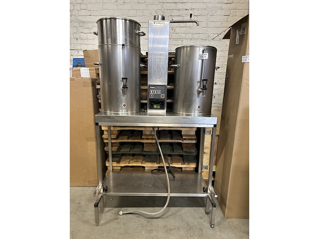 Koffiezetinstallatie met twee containers op onderstel animo combi-line - afbeelding 1 van  7