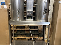 Koffiezetinstallatie met twee containers op onderstel animo combi-line - afbeelding 1 van  7
