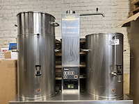 Koffiezetinstallatie met twee containers op onderstel animo combi-line - afbeelding 2 van  7