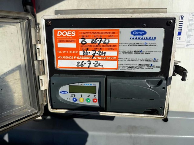 Kogel - 2015 - sva 24 standard - nl frigo trailer - carrier - on-23-yy - afbeelding 9 van  21