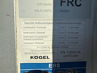 Kogel - 2015 - sva 24 standard - nl frigo trailer - carrier - on-23-yy - afbeelding 11 van  21