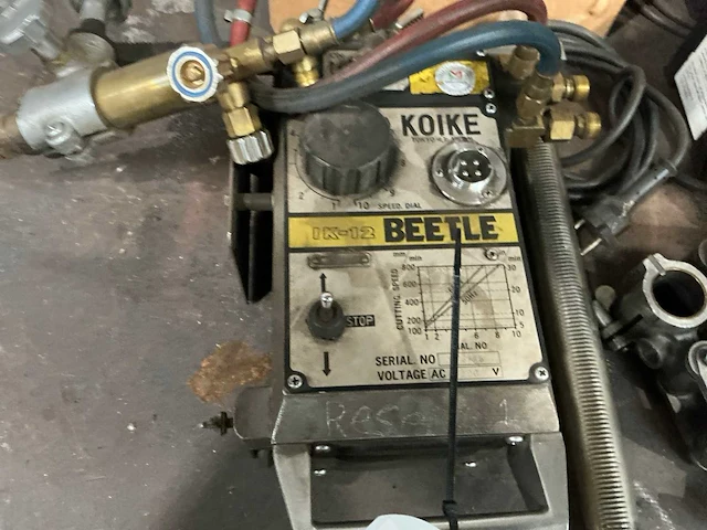 Koike ik-12 beetle autogeen snij- / laswagen - afbeelding 3 van  7