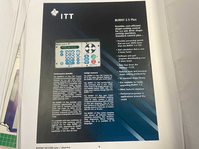 Koike ik-1500g autogeen/plasma snij-installatie - afbeelding 16 van  25