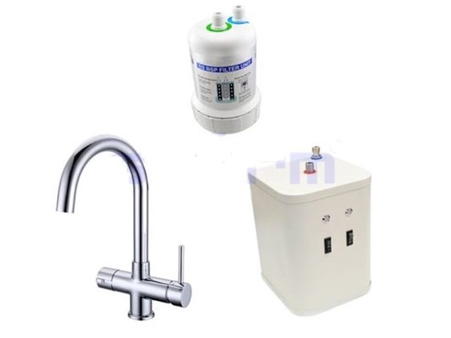 Kokend water kraan vonato, orenda, zilverkleurig - afbeelding 4 van  5