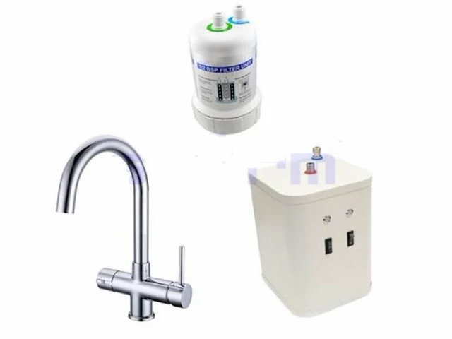 Kokend water kraan vonato, orenda, zilverkleurig - afbeelding 3 van  5