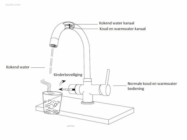 Kokend water kraan - afbeelding 3 van  5