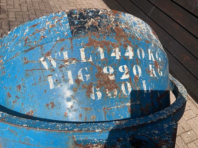 Koker 600l betonkubel - afbeelding 5 van  6