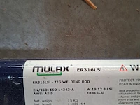 Koker a 5 kilo tig laselektrode mulax, er316lsi - afbeelding 2 van  3