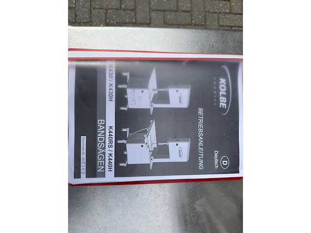 Kolbe - k430 lintzaag - vleeszaagmachine - afbeelding 3 van  4