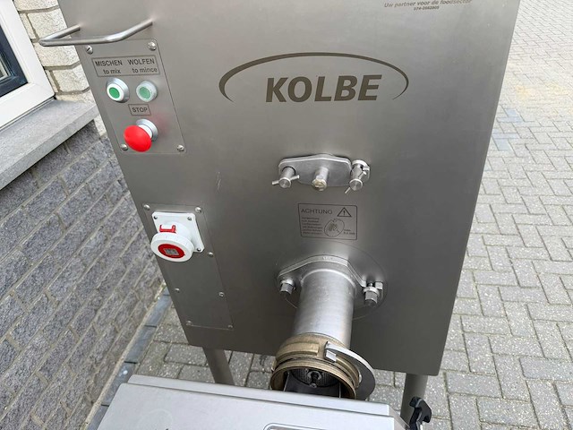 Kolbe - mw 100 + pm 150 portineerder - vleeswolf / gehaktmolen - afbeelding 5 van  13